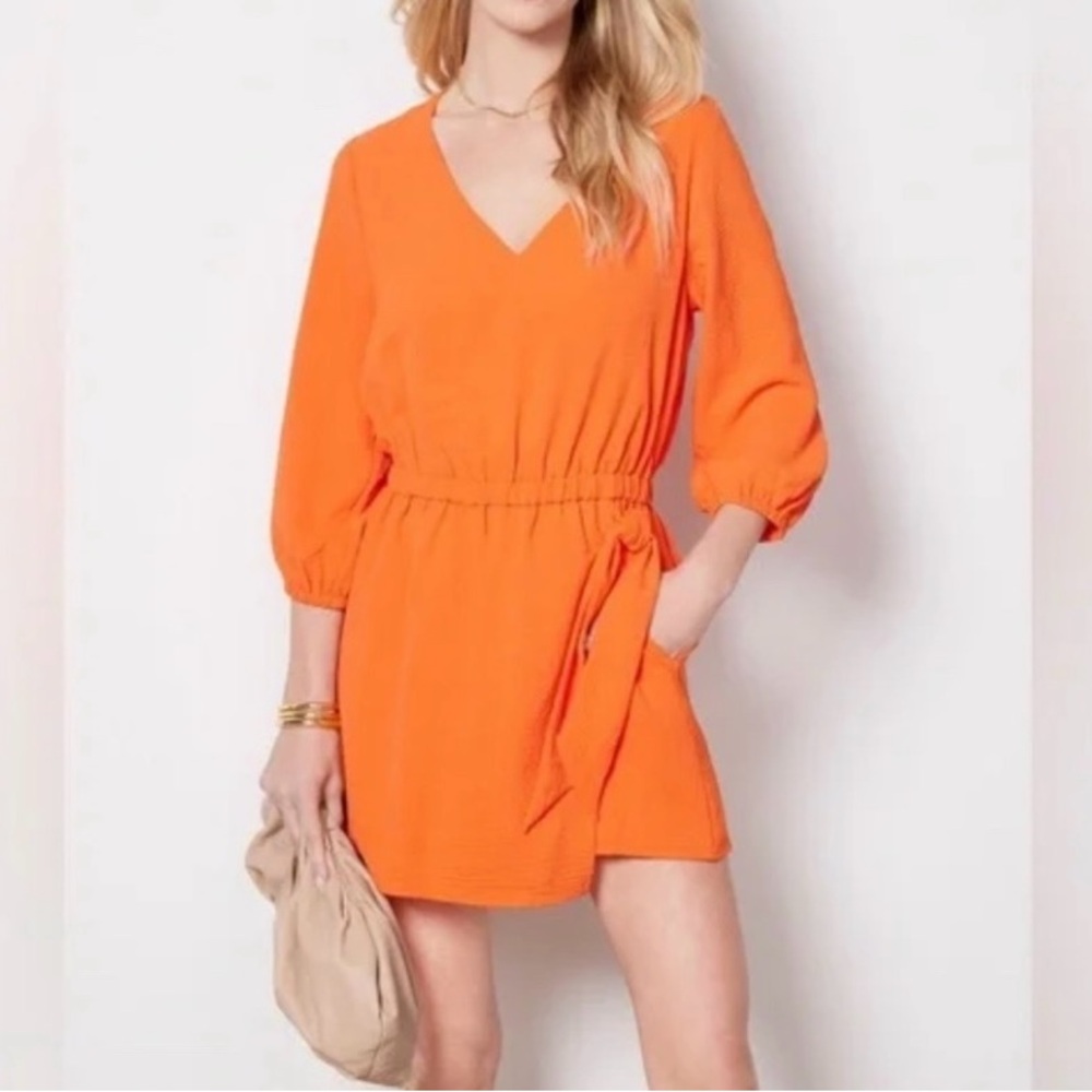 Evereve Orange Mini Dress